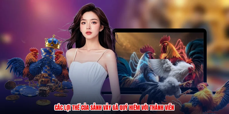 Các lợi thế của sảnh vảy gà quý hiếm với thành viên