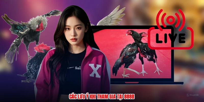 Các lưu ý khi tham gia tại 888B