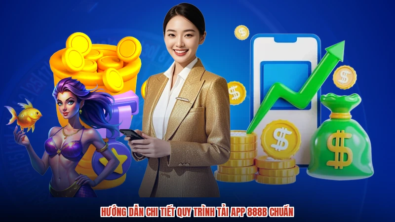Hướng dẫn chi tiết quy trình tải app 888B chuẩn